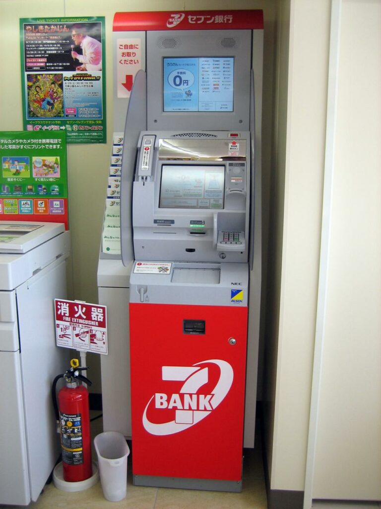 京都車站附近的ATM現金提取服務