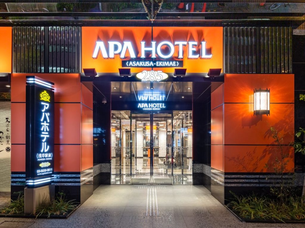 東京APA酒店淺草分館的外觀