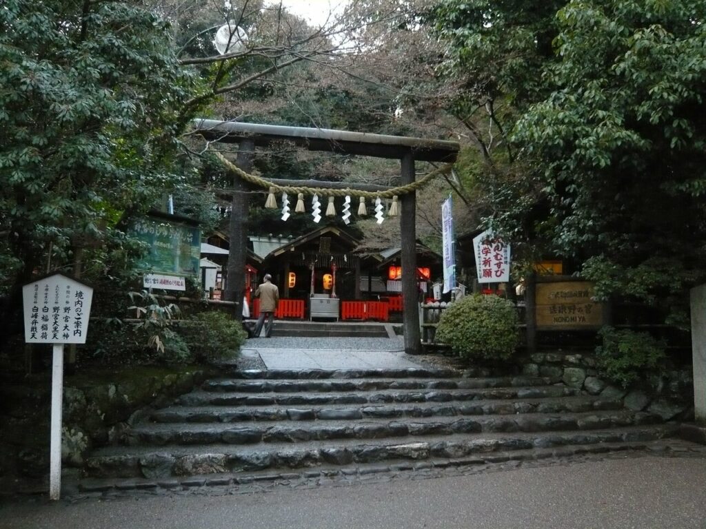 Nonomiya Shrine, a scenic spot in Arashiyama, Kyoto