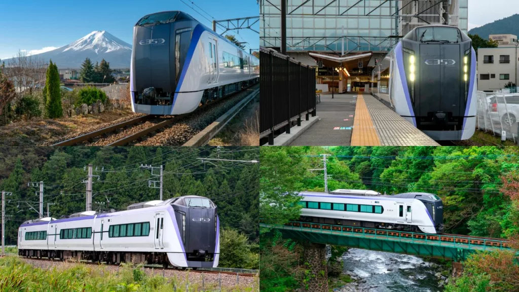 Fuji Tour Tokyo Kawaguchiko Mount Fuji JR Limited Express Train