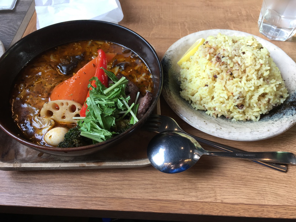 Lunch at GARAKU Restaurant at Hoshino Resorts Tomamau Hokkaido
