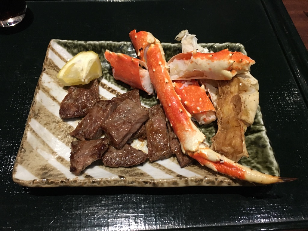 Dinner at hal restaurant at Hoshino Resorts Tomamau Hokkaido