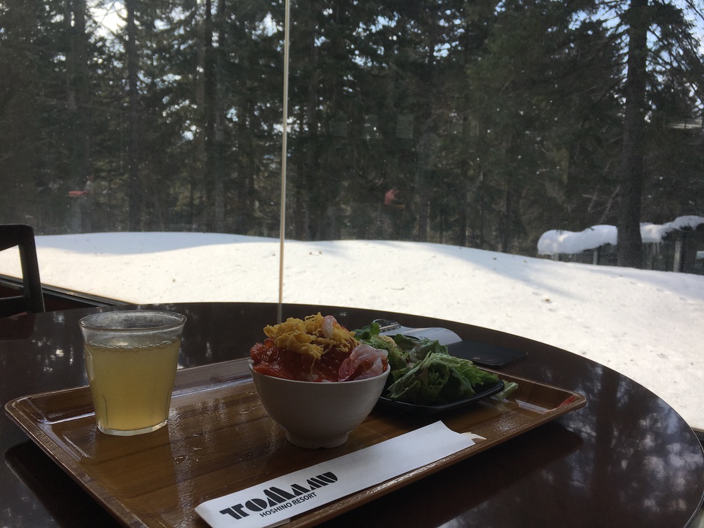Breakfast at the nininupuri forest restaurant at Hoshino Resorts Tomamau Hokkaido