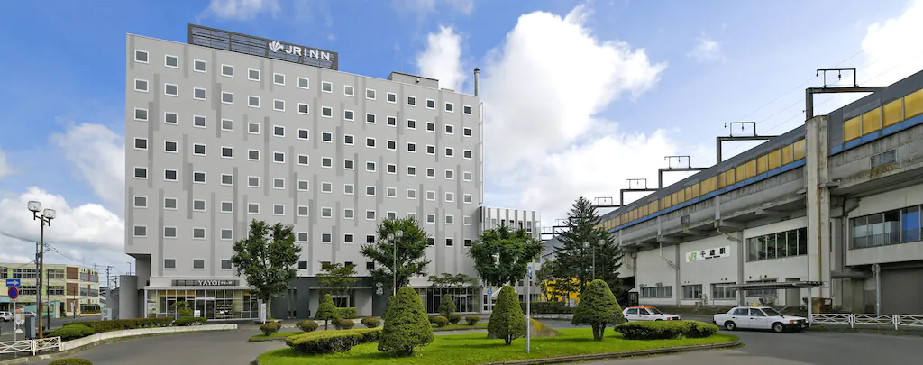The exterior of the JR Inn Hotel at New Chitose Airport