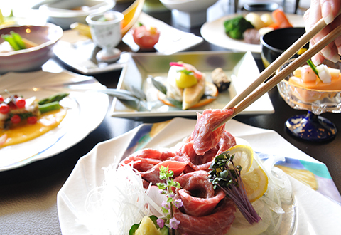 富士山河口湖溫泉酒店推薦，富士吟景酒店的餐點