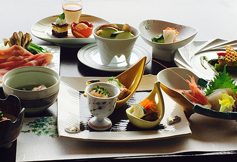 富士山河口湖温泉酒店推荐，富士吟景酒店的餐点