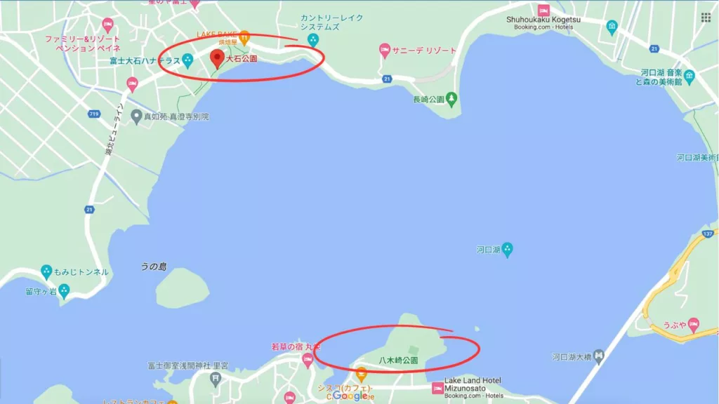 Lake Kawaguchi Lavender Festival Venue Oishi Park Yagizaki Park