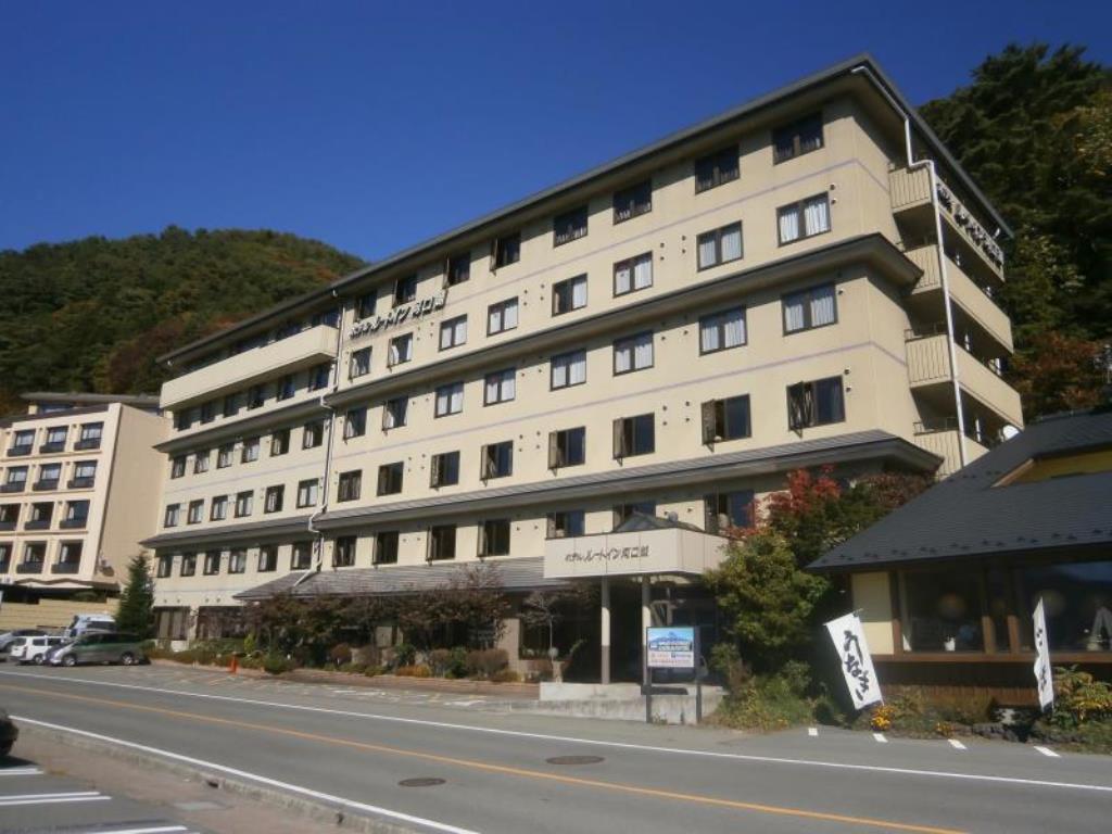 富士山河口湖溫泉酒店推薦，在露櫻酒店的外觀