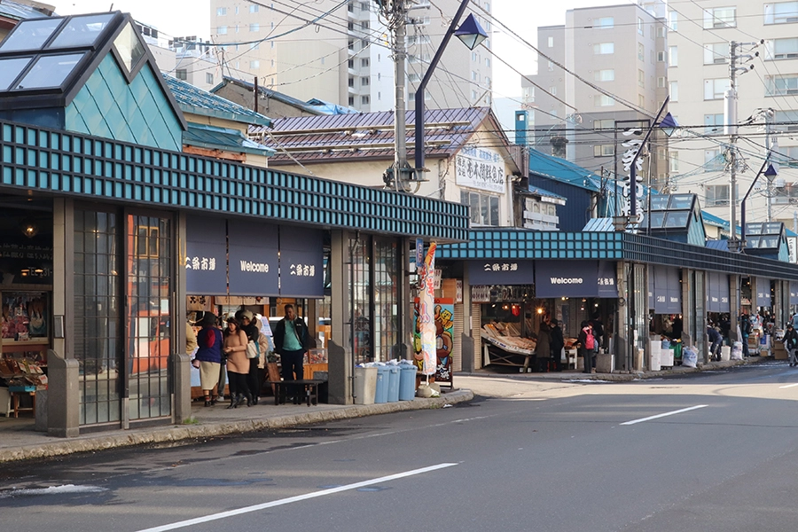 北海道札幌二条市場的景色