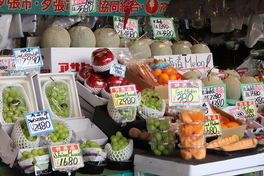 北海道札幌二条市場的水果店
