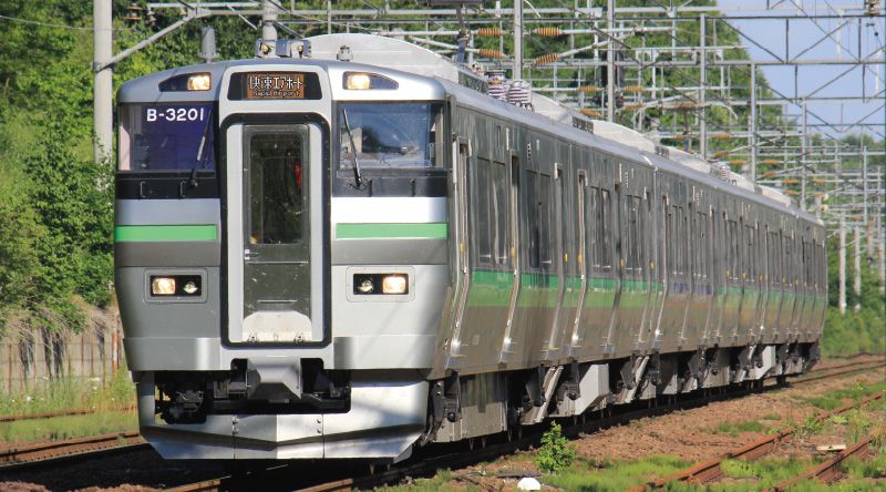北海道札幌乘坐JR列車到新千歲機場